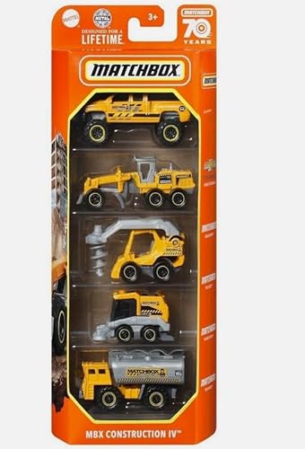 Matchbox MBX Construction IV 5pack von Hot Wheels Monster Trucks