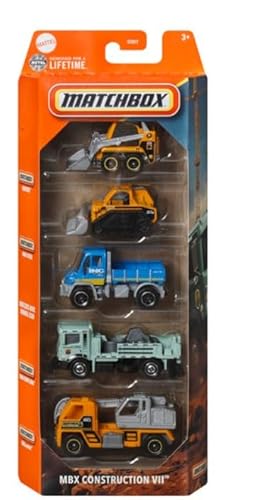 Matchbox MBX Construction VII 5er Pack von Hot Wheels Monster Trucks