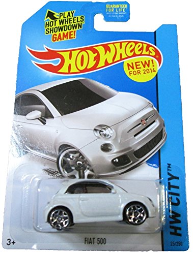 2014 Hot Wheels Hw City - Fiat 500 - White by Hot Wheels von Hot Wheels