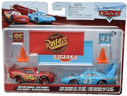 Disney Pixar Cars Lightning McQueen und der König Disney Pixar Cars Lightning McQueen und der König von Hot Wheels