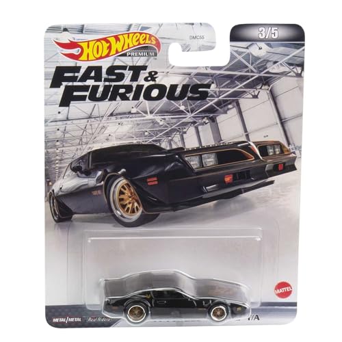 FAST AND FURIOUS Die Cast Modellauto PONTIAC FIREBIRD T/A '77 1977 - Maßstab 1/64 Länge 7 cm - Hot Wheels HCP13 von Hot Wheels