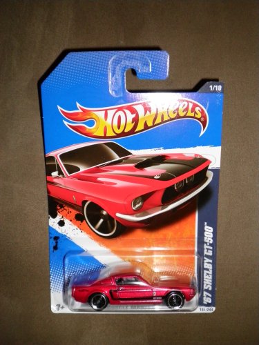 HOT WHEELS 2011 MUSCLE MANIA 1/10 RED '67 Ford Mustang Fastback SHELBY GT-500 101/244 by Hot Wheels von Hot Wheels