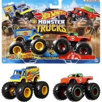 HOT WHEELS FYJ64 Monster Trucks 1:64 Die-Cast 2er-Pack - sortiert HOT WHEELS FYJ64 Monster Trucks 1:64 Die-Cast 2er-Pack - sortiert von Hot Wheels