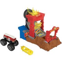 HOT WHEELS HNB90 Hot Wheels Monster Trucks Arena Smashers 5-Alarm-Crash-Challenage Spielset HOT WHEELS HNB90 Hot Wheels Monster Trucks Arena Smashers 5-Alarm-Crash-Challenage Spielset von Hot Wheels