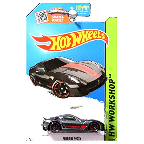 Hot Wheels, 2015 HW Workshop, Ferrari 599XX [Dark Gray] Die-Cast Vehicle #188/250 by Hot Wheels von Hot Wheels