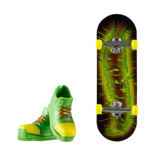 Hot Wheels, ICKSTER Trickster™ Skateboard mit Arbeitsstiefel, Spielzeug für Kinder, Alter 5 Jahre, Mattel von Hot Wheels