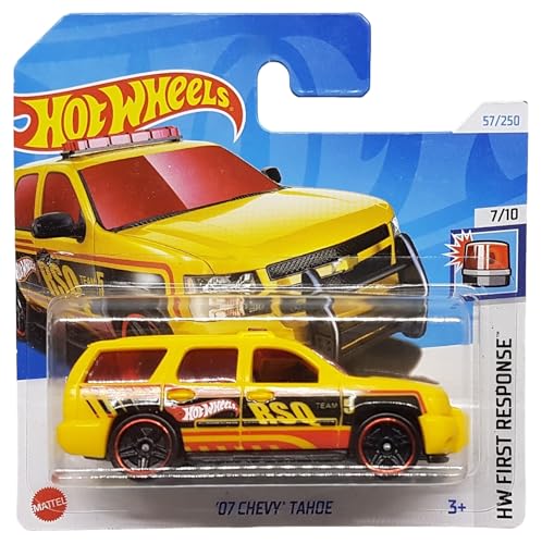 Hot Wheels - ´07 Chevy Tahoe - HW First Response 7/10 - HTB60 - Short Card - Einsatzfahrzeug - GM - Mattel 2024-1:64 Hot Wheels - ´07 Chevy Tahoe - HW First Response 7/10 - HTB60 - Short Card - Einsatzfahrzeug - GM - Mattel 2024-1:64 von Hot Wheels