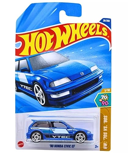 Hot Wheels 1/10 90 Honda Civic EF (Blau), HW:70s vs 90s von Hot Wheels
