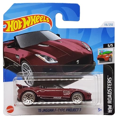 Hot Wheels - ´15 Jaguar F-Type Project 7 - HW Roadsters 5/5 - HTD74 - Short Card - Magenta - Mattel 2024 - 1:64 Hot Wheels - ´15 Jaguar F-Type Project 7 - HW Roadsters 5/5 - HTD74 - Short Card - Magenta - Mattel 2024 - 1:64 von Hot Wheels
