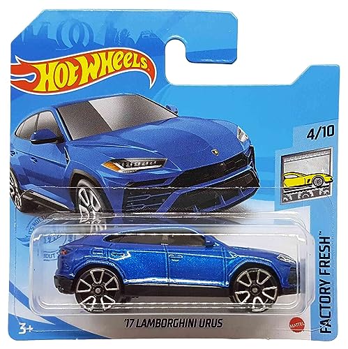 Hot Wheels - ´17 Lamborghini Urus - Factory Fresh 4/10 - GRY29 - Short Card - blau metallic - Mattel 2021 Hot Wheels - ´17 Lamborghini Urus - Factory Fresh 4/10 - GRY29 - Short Card - blau metallic - Mattel 2021 von Hot Wheels