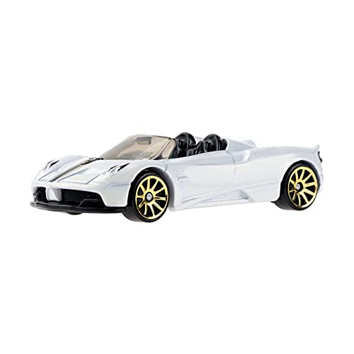 Hot Wheels 17 Pagani Huayra Roadster Sportwagen Weiß 13/250 HKH37 2023 von Hot Wheels