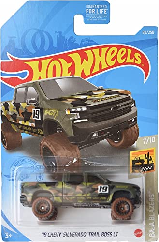 Hot Wheels 19 Chevy Silverado Trail Boss LT 80/250 Baja Blazer 7/10, Grün Hot Wheels 19 Chevy Silverado Trail Boss LT 80/250 Baja Blazer 7/10, Grün von Hot Wheels