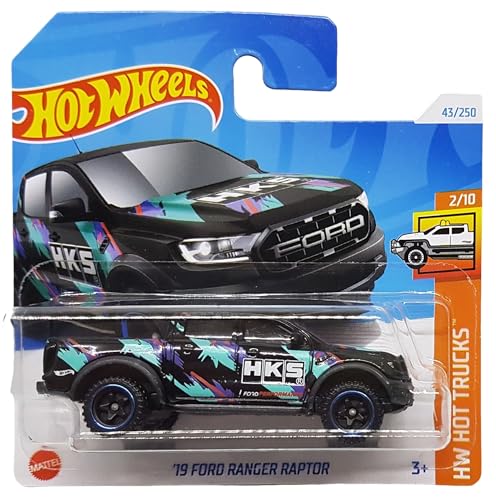 Hot Wheels - ´19 Ford Ranger Raptor - HW Hot Trucks 2/10 - HTC29 - Short Card - HKS Design - Mattel 2024 von Hot Wheels