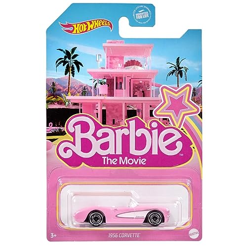 Hot Wheels 1956 Corvette, Barbie The Movie [Pink] Lange Karte von Hot Wheels