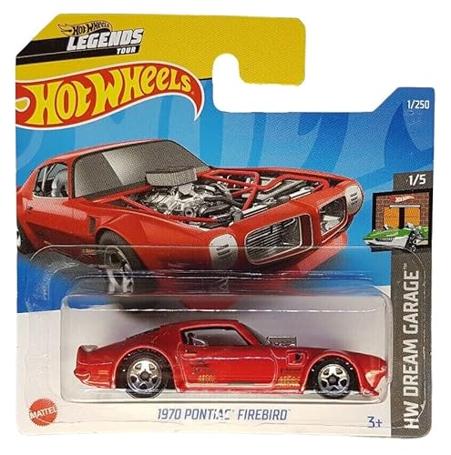 Hot Wheels - 1970 Pontiac Firebird - HW Dream Garage 1/5 - HCX22 - Short Card - Legends Tour - GM - Mattel 2022 von Hot Wheels