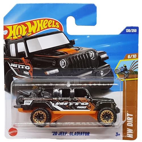 Hot Wheels - ´20 Jeep Gladiator - HW Dirt 6/10 - HYY71 - Short Card - Pickup Truck - Mattel 2025 - 1:64 von Hot Wheels