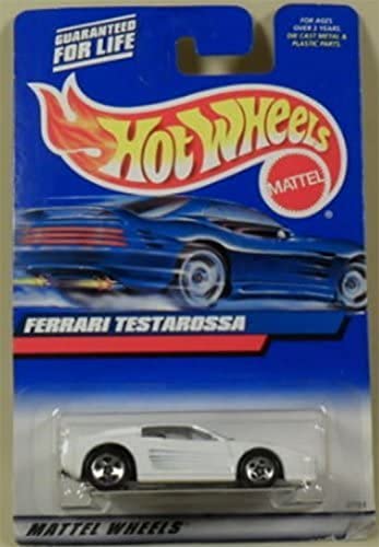Hot Wheels Weiß FERRARI TESTAROSSA 2000 Auto Maßstab 1:64 Sammlerstück für Kinder ab 3 Jahren von Hot Wheels