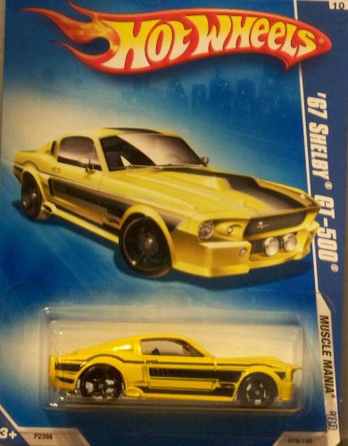 Hot Wheels 2009 Muscle Mania, 1967 Shelby GT-500, 02/10, 078/190 (1 Stück), Maßstab 1:64 für Erwachsene und Kinder ab 4 Jahren von Hot Wheels