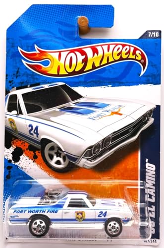 Hot Wheels 2011 '' '68 EL CAMINO " HW Main Street '11 - 7 von 10 - 167/244 Weiß mit 'FORT WORTH FIRE' auf der hinteren Viertelplatte und Haube. Fort Worth Emblem an der Tür, Gebläsemotor hinter der Fahrerkabine und Tonneau Abdeckung Hot Wheels 2011 '' '68 EL CAMINO " HW Main Street '11 - 7 von 10 - 167/244 Weiß mit 'FORT WORTH FIRE' auf der hinteren Viertelplatte und Haube. Fort Worth Emblem an der Tür, Gebläsemotor hinter der Fahrerkabine und Tonneau Abdeckung von Hot Wheels