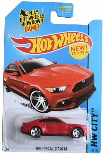 Hot Wheels 2015 Ford Mustang GT, HW City 100/250 [Rot] von Hot Wheels