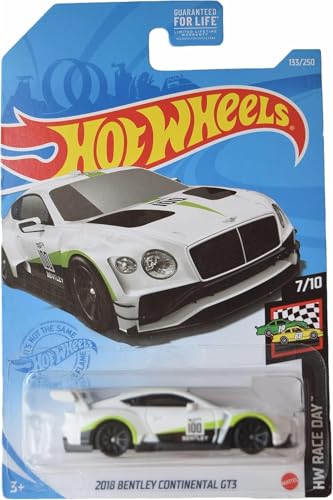 Hot Wheels 2018 Bentley Continental GT3 - Race Day 7/10 - Weiß 133/250 Hot Wheels 2018 Bentley Continental GT3 - Race Day 7/10 - Weiß 133/250 von Hot Wheels