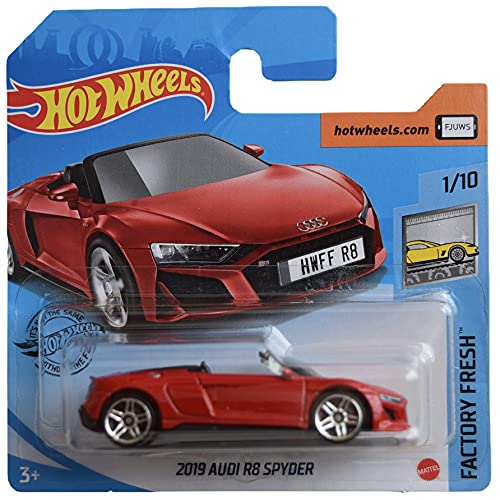 Hot Wheels 2019 Audi R8 Spyder, [rot] Factory Fresh 1/10 Kurzkarte von Hot Wheels