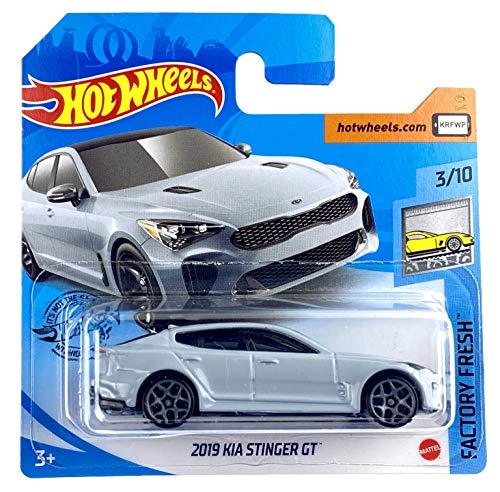 Hot Wheels 2019 Kia Stinger GT (grau) 3/10 Factory Fresh 2020 - 198/250 (kurze Karte) GHF02 von Hot Wheels