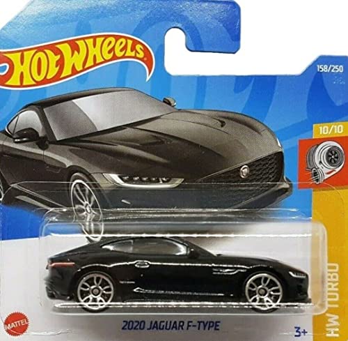 Hot Wheels - 2020 Jaguar F-Type - HW Turbo 10/10 - HCT71 - Short Card - schwarz - Mattel 2022 Hot Wheels - 2020 Jaguar F-Type - HW Turbo 10/10 - HCT71 - Short Card - schwarz - Mattel 2022 von Hot Wheels