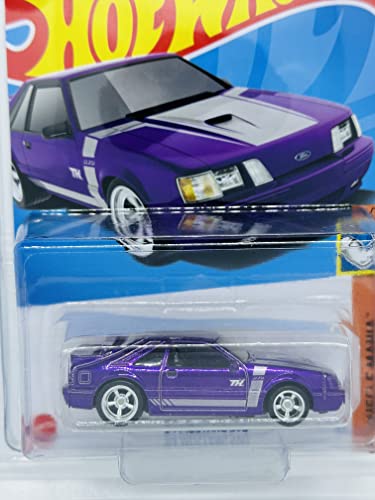 Hot Wheels 2022 - '84 Mustang SVO - Super Treasure Hunt - Purple - Muscle Mania - In Protector von Hot Wheels