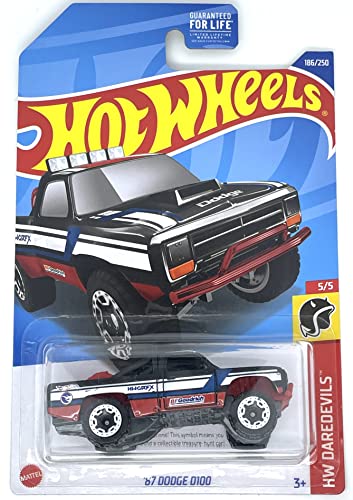 Hot Wheels 2022 - '87 Dodge D100 - HW Daredevils 5/5 [Schwarz] 186/250 - Schatzsuche von Hot Wheels