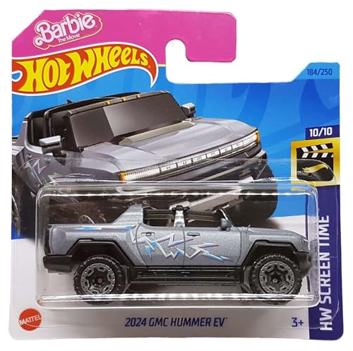Hot Wheels - 2024 GMC Hummer EV - HW Screen Time 10/10 - HKH13 - Short Card - Barbie The Movie - GM - Mattel 2023 von Hot Wheels