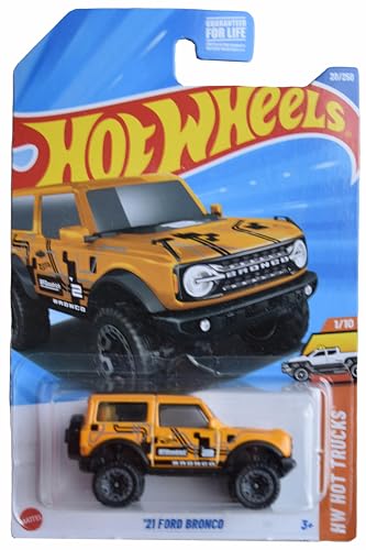 Hot Wheels '21 Ford Bronco, HW Hot Trucks 1/10 [Gelb] 20/250 von Hot Wheels