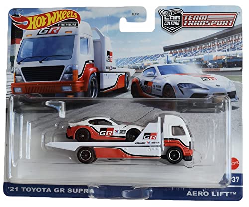 Hot Wheels '21 Toyota GR Supra & Aero Lift(TM)| Team Transport Premium Set Hot Wheels '21 Toyota GR Supra & Aero Lift(TM)| Team Transport Premium Set von Hot Wheels