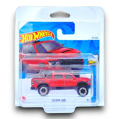 Hot Wheels - ´23 RAM 1500 - Factory Fresh 7/10 - HXB33 - Short Card - Pickup Truck - Dodge - rot - Mattel 2024-1:64 von Hot Wheels