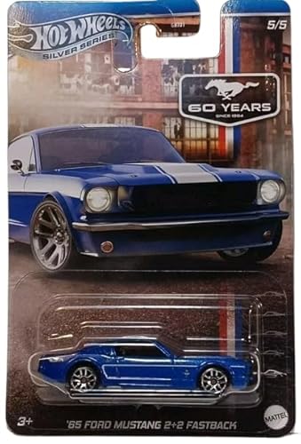 Hot Wheels 65 Ford Mustang 2+2 Fastback - Silver Series Mustang 60-5/5 [Blau] von Disney Princess