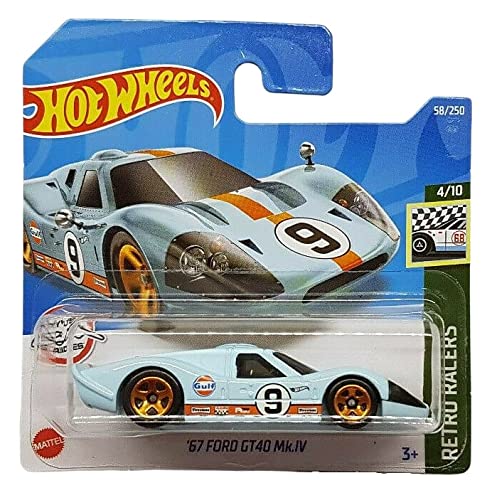 Hot Wheels - ´67 Ford GT40 Mk. IV - Retro Racers 4/10 - HCT72 - Short Card - Gulf - Ryu's Rides - Mattel 2022 Hot Wheels - ´67 Ford GT40 Mk. IV - Retro Racers 4/10 - HCT72 - Short Card - Gulf - Ryu's Rides - Mattel 2022 von Hot Wheels