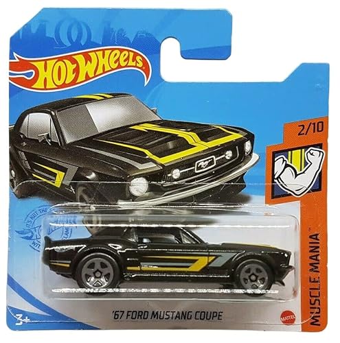 Hot Wheels - ´67 Ford Mustang Coupe - Muscle Mania 2/10 - GTC15 - Short Card - Mattel 2021 von Hot Wheels