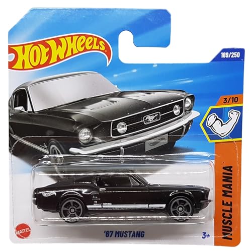 Hot Wheels - ´67 Mustang - Muscle Mania 3/10 - JBB13 - Short Card - schwarz - Mattel 2025-1:64 Hot Wheels - ´67 Mustang - Muscle Mania 3/10 - JBB13 - Short Card - schwarz - Mattel 2025-1:64 von Hot Wheels