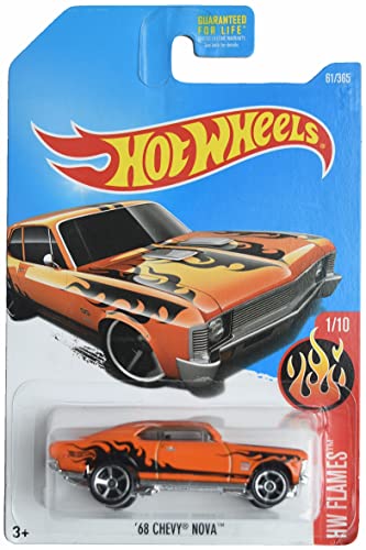 Hot Wheels '68 Chevy Nova, HW Flames 1/10 [Orange] 61/365 von Hot Wheels