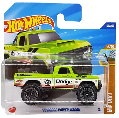 Hot Wheels - ´70 Dodge Power Wagon - HW Dirt 2/10 - HYX26 - Short Card - Pickup Truck - Mopar - Good Year - Koni - HEMI - Mattel 2025-1:64 Hot Wheels - ´70 Dodge Power Wagon - HW Dirt 2/10 - HYX26 - Short Card - Pickup Truck - Mopar - Good Year - Koni - HEMI - Mattel 2025-1:64 von Hot Wheels