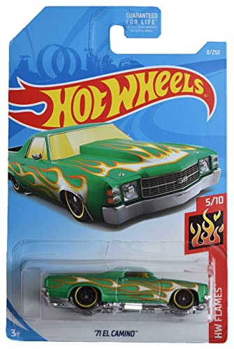 Hot Wheels '71 El Camino, [Grün] 8/250 Flammen 5/10 von Hot Wheels