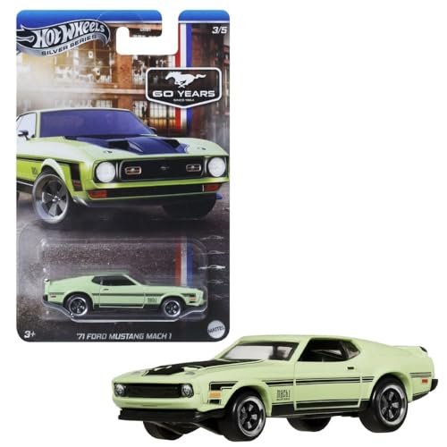 Hot Wheels Ford Mustang Mach 1 1971 JBY52 Silver Series Fahrzeug Hot Wheels Ford Mustang Mach 1 1971 JBY52 Silver Series Fahrzeug von Hot Wheels