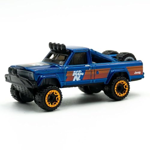 Hot Wheels - ´73 Jeep J10 - HW Hot Trucks 4/10 - HTC31 - Short Card - K&N - dunkelblau metallic - Mattel 2024 - 1:64 von Hot Wheels