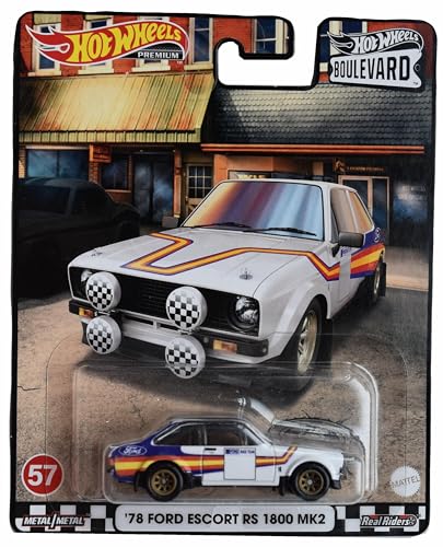 Hot Wheels '78 Ford Escort RS 1800 MK2, Boulevard [Weiß] von Hot Wheels