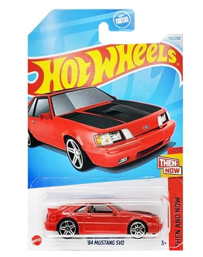 Hot Wheels '84 Mustang SVO (Rot) Then and Now 2/10 von Hot Wheels