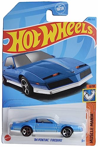 Hot Wheels '84 Pontiac Firebird, Muscle Mania 8/10 [Blau] 180/280 von Hot Wheels