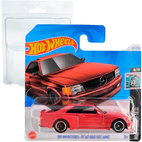 Hot Wheels '89 Mercedes-Benz 560 Sec AMG HW modified 8/10 (82/250) HTB70 2024 + Schutz Short Card Frikimonkey von Hot Wheels