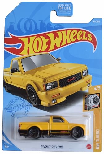 Hot Wheels '91 GMC Syclone, HW Turbo 3/5 [Gelb] 92/250 von Hot Wheels