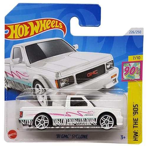 Hot Wheels - ´91 GMC Syclone - HW: The ´90s 7/10 - HTB10 - Short Card - Weiss - Mattel 2024 - 1:64 Hot Wheels - ´91 GMC Syclone - HW: The ´90s 7/10 - HTB10 - Short Card - Weiss - Mattel 2024 - 1:64 von Hot Wheels