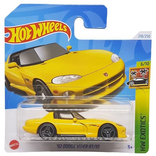 Hot Wheels - ´92 Dodge Viper RT/10 - HW Exotics 6/10 - HTC24 - Short Card - gelb - Mattel 2024-1:64 Hot Wheels - ´92 Dodge Viper RT/10 - HW Exotics 6/10 - HTC24 - Short Card - gelb - Mattel 2024-1:64 von Hot Wheels